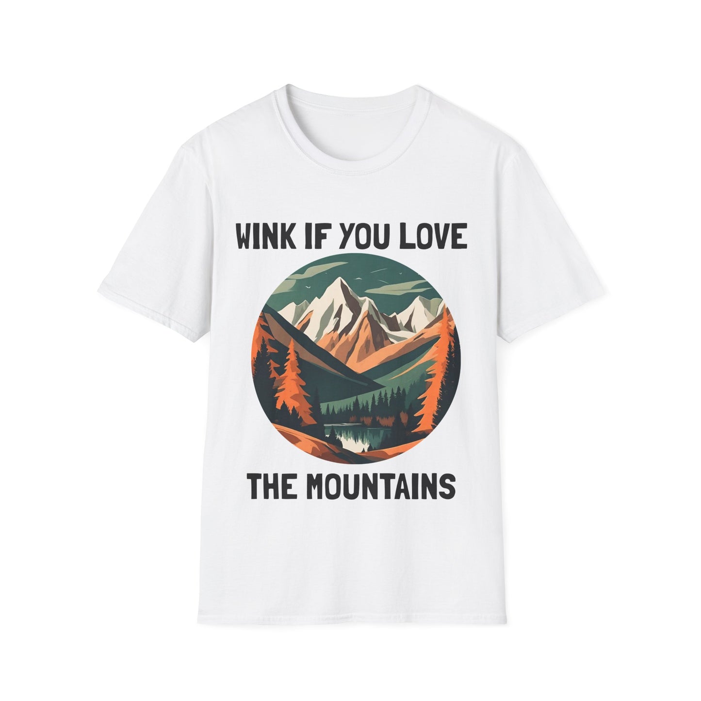 Mountains - Unisex Softstyle T-Shirt