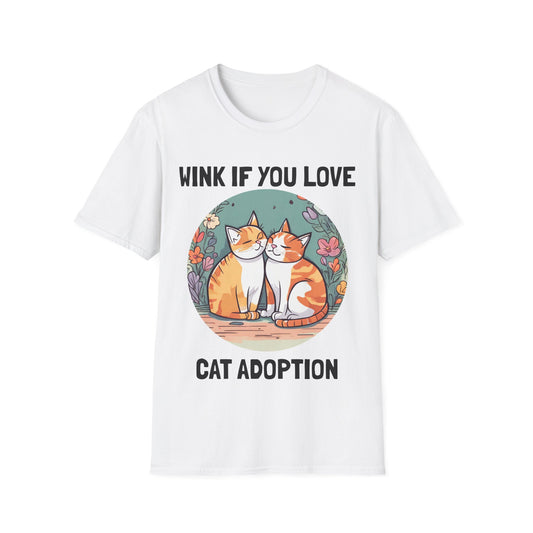 Cat Adoption - Unisex Softstyle T-Shirt